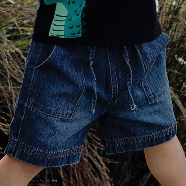 B.E CORE DENIM SHORTS